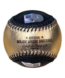 Nolan Arenado Autographed Black Gold Baseball STL Cardinals Fanatics 41148