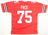 Orlando Pace Signed Ohio State Buckeyes Jersey (Beckett) 1996 Big 10 MVP / Rams