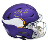 Randy Moss Signed Minnesota Vikings SpeedFlex Authentic Tribute NFL Helmet