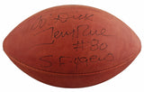49ers Jerry Rice Authentic Signed Wilson Official Nfl Football BAS #BV01122