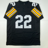 Autographed/Signed Najee Harris Pittsburgh Black Football Jersey Beckett BAS COA