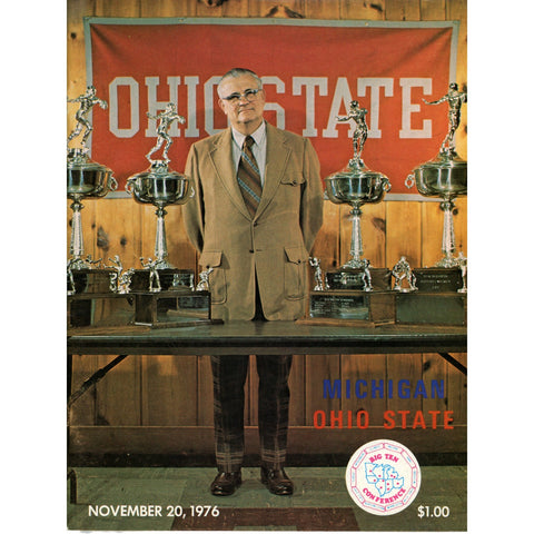 Ohio State Buckeyes vs Michigan Wolverines 11/20/1976 Gameday Program 59286