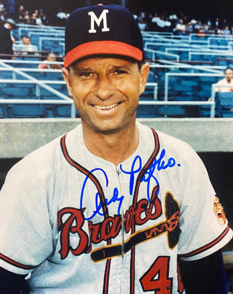 Milwaukee Braves ANDY PAFKO Signed 8x10 Photo #4 AUTO