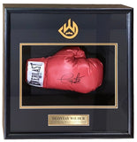 Deontay Wilder Signed Red Everlast Right Hand Boxing Glove Shadowbox BAS