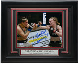 Valentina Bullet Shevchenko Signed Framed 8x10 UFC Photo PSA/DNA ITP