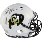 Deion Sanders Signed Colorado Buffaloes Authentic White Helmet Beckett 49652