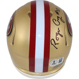 Roger Craig Autographed San Francisco 49ers Mini Helmet 1000/1000 Beckett 50837