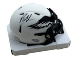 Brandon Graham Signed Lunar Eclipse Mini Football Helmet Eagles Beckett 187624