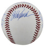 2009 Yankees (9) Jeter Rivera Posada Signed 2009 WS Logo Oml Baseball Steiner 2