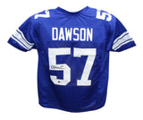 Dermontti Dawson Autographed College Style XL Blue Jersey Beckett 41015