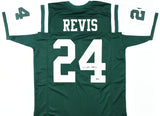 Darrelle Revis Autographed Green Pro Style Jersey - Beckett W Hologram *Black