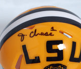 Ja'Marr Chase Autographed LSU Speed Mini Helmet-Beckett W Holo *Black