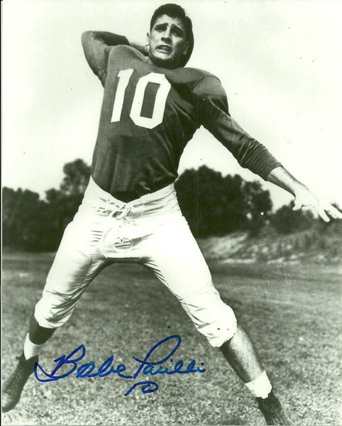 Kentucky Wildcats quarterback BABE PARILLI Signed 8x10 Photo #1 AUTO - Patriots