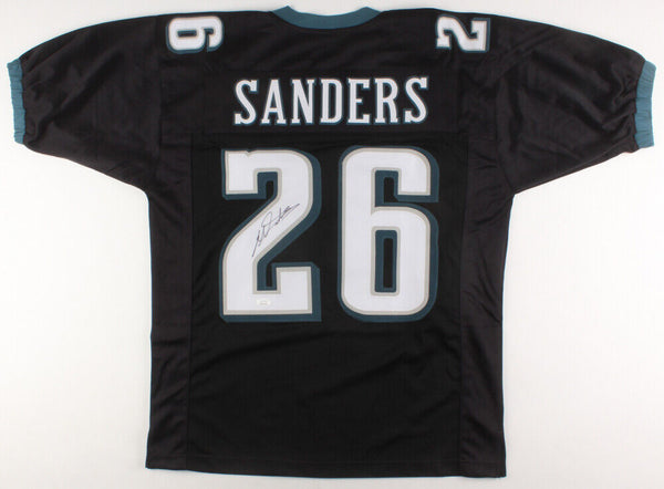 Miles Sanders Signed Philadelphia Eagles Jersey (JSA COA) 2019 2nd Rnd Pick R.B.