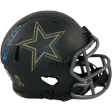 Michael Irvin Autographed Dallas Cowboys 25 STS Mini Helmet Beckett 56400