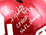 Roy Williams Signed Sooners F/S Speed Authentic Helmet w/2 Inscriptions-BeckettW