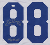Drew Pearson Signed Dallas Cowboys Highlight Stat Jersey Inscribed ROH 2011 JSA