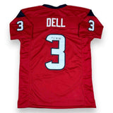 Nathaniel Tank Dell Autographed SIGNED Jersey - Red - JSA Authenticated