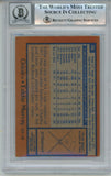 Eddie Murray Signed 1978 Topps #36 w/HOF 10 auto Trading Card Slab Beckett 57121