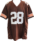 Jeremiah Owusu-Koramoah Autographed Pro Style Size XL Brown Jersey Beckett 59446