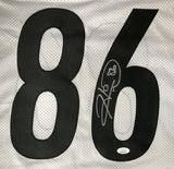 Hines Ward Signed Custom White Pro-Style Football Jersey JSA ITP