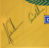 Arnold Palmer Tiger Woods Signed Framed Bay Hill Invitational Golf Flag BAS LOA