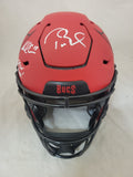 TOM BRADY & MIKE EVANS "SB CHAMPS" SIGNED BUCCANEERS RAVE SPEEDFLEX HELMET