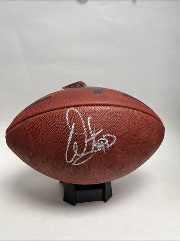 Warren Sapp Autographed Tampa Bay Bucs Logo Metallic Duke Football BAS Auth