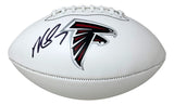 Michael Vick Signed Atlanta Falcons Logo Football BAS