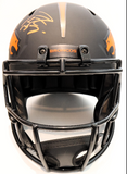 Peyton Manning Broncos Eclipse Replica Speed Helmet Fanatics COA