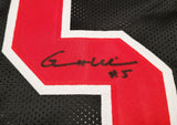 OHIO STATE BUCKEYES GARRETT WILSON AUTOGRAPHED BLACK JERSEY JSA STOCK #201972