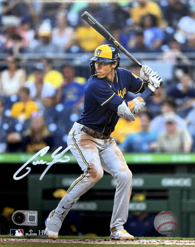 CHRISTIAN YELICH Signed 8x10 Photo #2 AUTO - Milwaukee Brewers MLB - BAS