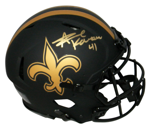 ALVIN KAMARA SIGNED NEW ORLEANS SAINTS ECLIPSE AUTHENTIC SPEED HELMET BECKETT