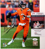 Drew Lock Autographed Denver Broncos 8x10 Photo JSA COA
