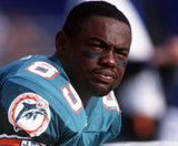 Mark Clayton Signed Miami Dolphins Jersey (OKAuthentics Holo) Pro Bowl Receiver