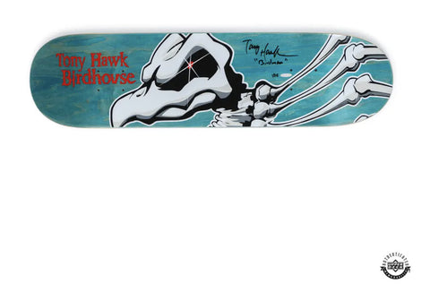 Tony Hawk Autographed/Inscr Birdhouse Falcon 1 Skateboard Deck UDA LE 25