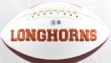 Colt McCoy Autographed Texas Longhorns Logo Football - Beckett W Hologram *Black