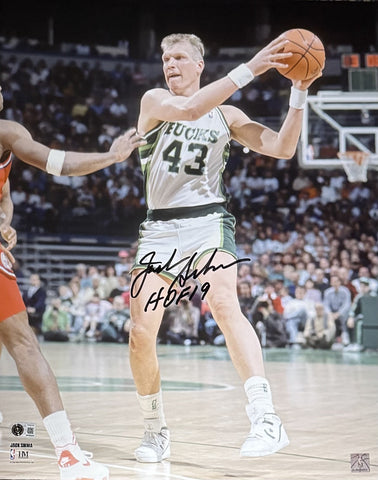 JACK SIKMA Signed 16x20 Photo #3 AUTO w/ HOF - Milwaukee Bucks - BAS