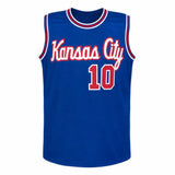Otis Birdsong Signed Blue T/B Custom Basketball Jersey w/4x AS - (SCHWARTZ COA)