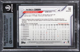 Nationals Patrick Corbin Signed 2020 Topps Chrome Sepia R #195 Card BAS Slabbed
