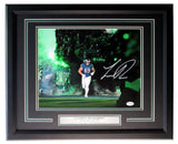 Landon Dickerson Eagles Signed/Autographed 11x14 Photo Eagles Framed JSA 209934