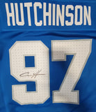 AIDAN HUTCHINSON SIGNED DETROIT LIONS NIKE SCREENPRINT JERSEY BECKETT COA