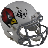 Kurt Warner Autographed Arizona Cardinals Mini Helmet Beckett Witness 50102