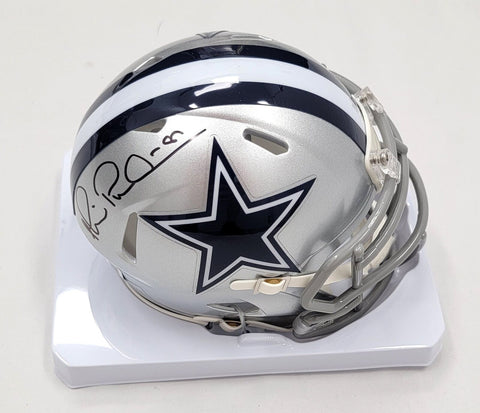 Michael Irvin Autographed Dallas Cowboys Mini Helmet Beckett Witnessed