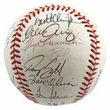 1992 Rangers (28) Gonzalez, Palmeiro, Rogers Signed Oal Baseball BAS #AC01898