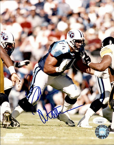 Bruce Matthews HOF Tennesse Titans Signed/Autographed 8x10 Photo JSA 162009