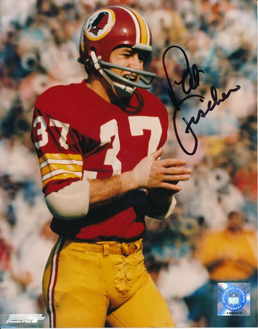 Pat Fischer Redskins Signed/Autographed 8x10 Photo PASS 140873