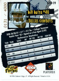 Bill Bates Autographed Dallas Cowboys 1996 Collector's Edge #DCA-19 Card 55981
