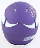 Dalvin Cook Signed Minnesota Viking Mini Helmet (Beckett) 3xPro Bowl Runnin Back