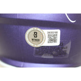Ray Lewis Autographed Baltimore Ravens 24 Alt Mini Helmet Beckett WIT 55626